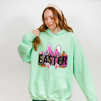 Happy Easter White Bunny Easter Day Unisex Crewneck T-Shirt Sweatshirt Hoodie