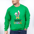 Some Bunny Needs Vodka Easter Day Unisex Crewneck T-Shirt Sweatshirt Hoodie