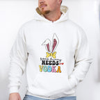 Some Bunny Needs Vodka Easter Day Unisex Crewneck T-Shirt Sweatshirt Hoodie