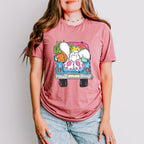 Easter Gnome Truck Easter Day Unisex Crewneck T-Shirt Sweatshirt Hoodie