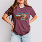 Truck Happy Easter Day Easter Day Unisex Crewneck T-Shirt Sweatshirt Hoodie