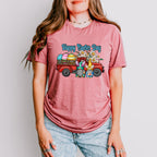 Truck Happy Easter Day Easter Day Unisex Crewneck T-Shirt Sweatshirt Hoodie