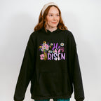 Cross He Is Risen Easter Day Unisex Crewneck T-Shirt Sweatshirt Hoodie