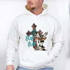 Hip Hop Cross Easter Day Unisex Crewneck T-Shirt Sweatshirt Hoodie