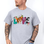 Easter Love Rabbit Easter Day Unisex Crewneck T-Shirt Sweatshirt Hoodie