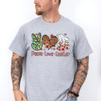 Peace Love Easter Easter Day Unisex Crewneck T-Shirt Sweatshirt Hoodie