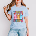 Teaching My Favorite Peeps Easter Day Unisex Crewneck T-Shirt Sweatshirt Hoodie