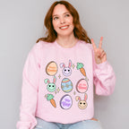 Easter Eggs Easter Day Unisex Crewneck T-Shirt Sweatshirt Hoodie