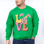 Love Easter Bunny Easter Day Unisex Crewneck T-Shirt Sweatshirt Hoodie