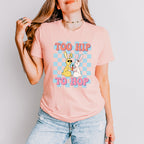 Too Hip To Hop Easter Day Unisex Crewneck T-Shirt Sweatshirt Hoodie