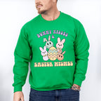 Bunny Kisses & Easter Wishes Easter Day Unisex Crewneck T-Shirt Sweatshirt Hoodie