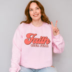 Faith Over Fear Easter Day Unisex Crewneck T-Shirt Sweatshirt Hoodie
