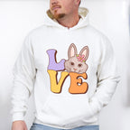 Rabbit Love Easter Day Unisex Crewneck T-Shirt Sweatshirt Hoodie