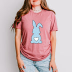 Blue Bunny Easter Day Unisex Crewneck T-Shirt Sweatshirt Hoodie