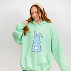 Blue Bunny Easter Day Unisex Crewneck T-Shirt Sweatshirt Hoodie