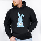 Blue Bunny Easter Day Unisex Crewneck T-Shirt Sweatshirt Hoodie