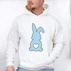 Blue Bunny Easter Day Unisex Crewneck T-Shirt Sweatshirt Hoodie