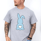 Blue Bunny Easter Day Unisex Crewneck T-Shirt Sweatshirt Hoodie