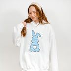 Blue Bunny Easter Day Unisex Crewneck T-Shirt Sweatshirt Hoodie