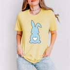 Blue Bunny Easter Day Unisex Crewneck T-Shirt Sweatshirt Hoodie