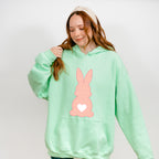Peach Bunny Easter Day Unisex Crewneck T-Shirt Sweatshirt Hoodie