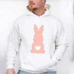 Peach Bunny Easter Day Unisex Crewneck T-Shirt Sweatshirt Hoodie