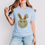 Bunny Ears Smiley Easter Day Unisex Crewneck T-Shirt Sweatshirt Hoodie