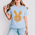 Orange Bunny Ears Smiley Easter Day Unisex Crewneck T-Shirt Sweatshirt Hoodie