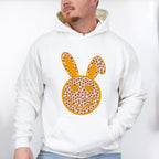 Orange Bunny Ears Smiley Easter Day Unisex Crewneck T-Shirt Sweatshirt Hoodie