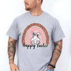 Happy Easter Bunny Rainbow Easter Day Unisex Crewneck T-Shirt Sweatshirt Hoodie