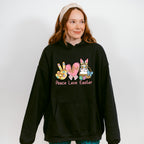 Peace Love Easter Easter Day Unisex Crewneck T-Shirt Sweatshirt Hoodie