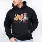 Peace Love Easter Easter Day Unisex Crewneck T-Shirt Sweatshirt Hoodie