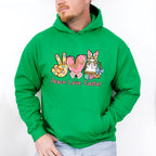 Peace Love Easter Easter Day Unisex Crewneck T-Shirt Sweatshirt Hoodie
