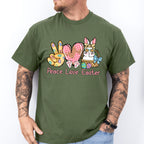 Peace Love Easter Easter Day Unisex Crewneck T-Shirt Sweatshirt Hoodie