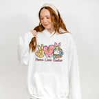 Peace Love Easter Easter Day Unisex Crewneck T-Shirt Sweatshirt Hoodie