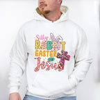 Silly Rabbit Easter Is For Jesus Easter Day Unisex Crewneck T-Shirt Sweatshirt Hoodie