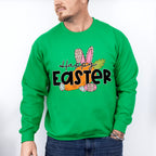 Happy Easter Carrot Bunny Ears Easter Day Unisex Crewneck T-Shirt Sweatshirt Hoodie