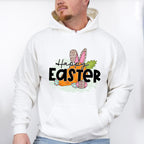 Happy Easter Carrot Bunny Ears Easter Day Unisex Crewneck T-Shirt Sweatshirt Hoodie
