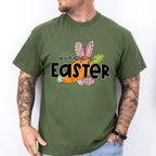 Happy Easter Carrot Bunny Ears Easter Day Unisex Crewneck T-Shirt Sweatshirt Hoodie