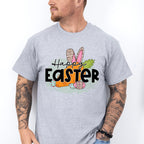 Happy Easter Carrot Bunny Ears Easter Day Unisex Crewneck T-Shirt Sweatshirt Hoodie