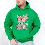 Bunny Ear Eggs Easter Day Unisex Crewneck T-Shirt Sweatshirt Hoodie