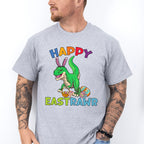 Happy Eastrawr Dinosaur Easter Day Unisex Crewneck T-Shirt Sweatshirt Hoodie
