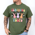 Teaching My Favorite Peeps Easter Day Unisex Crewneck T-Shirt Sweatshirt Hoodie