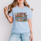 Happy Easter Animals Easter Day Unisex Crewneck T-Shirt Sweatshirt Hoodie