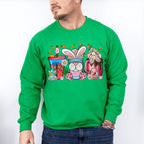 Bunny Cups Easter Day Unisex Crewneck T-Shirt Sweatshirt Hoodie
