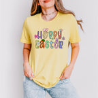 Hoppy Easter Flowers Easter Day Unisex Crewneck T-Shirt Sweatshirt Hoodie