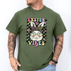 Easter Vibes Bunny Sunglasses Easter Day Unisex Crewneck T-Shirt Sweatshirt Hoodie