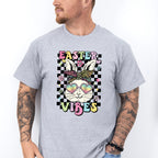 Easter Vibes Bunny Sunglasses Easter Day Unisex Crewneck T-Shirt Sweatshirt Hoodie