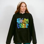 Hoppy Easter Blue Bunny Face Easter Day Unisex Crewneck T-Shirt Sweatshirt Hoodie