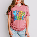 Hoppy Easter Blue Bunny Face Easter Day Unisex Crewneck T-Shirt Sweatshirt Hoodie